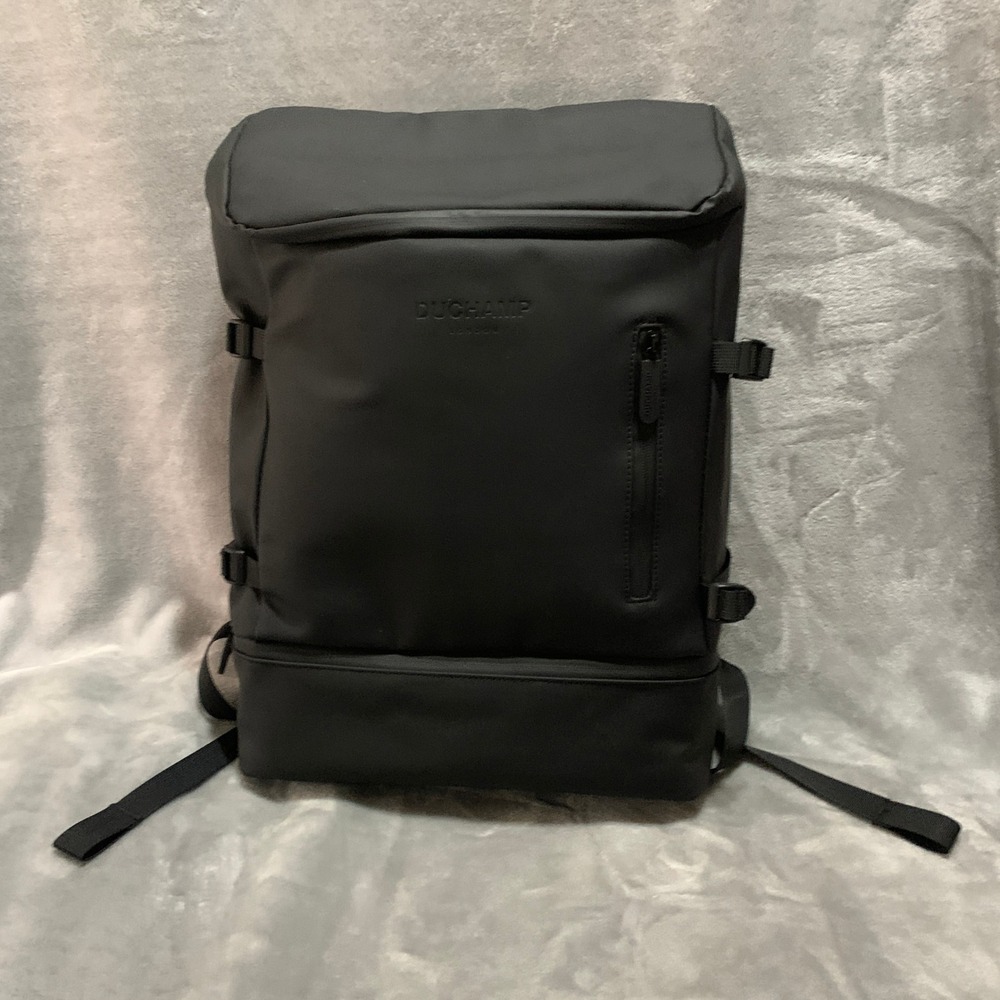 Duchamp London Men Black Laptop Backpack BT9031 Travel Bag New